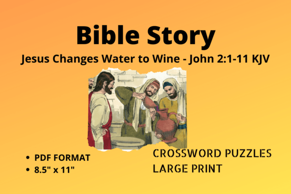 Bible Story- Jesus Changes Water to Wine – Kdp Interiors Craft Review