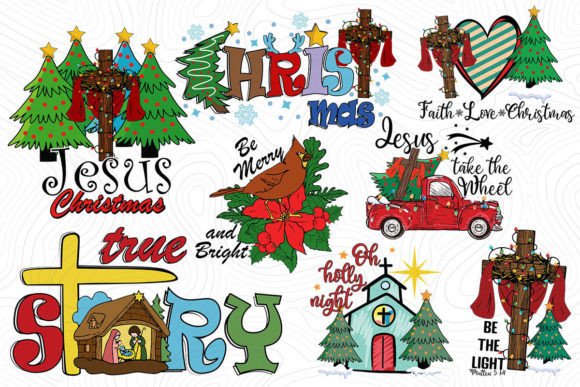 Christian and Christmas Bundle SVG PNG: A Crafts Asset Review