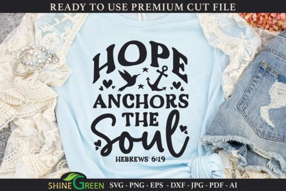 Christian Quote - Hope Anchors the Soul: A Crafts Asset for Branding