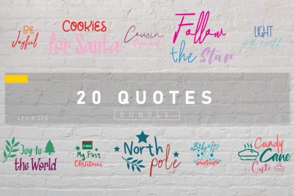 Christmas Quotes Bundle Vol.30