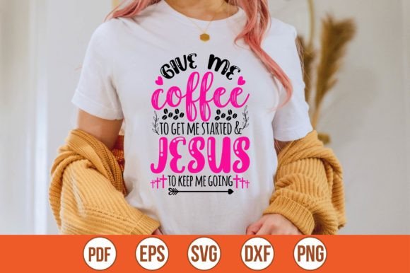 Give Me Coffee Jesus SVG: Crafty Faith Design for Publishers