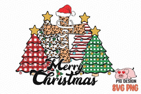 Jesus Merry Christmas SVG Sublimation for Crafts