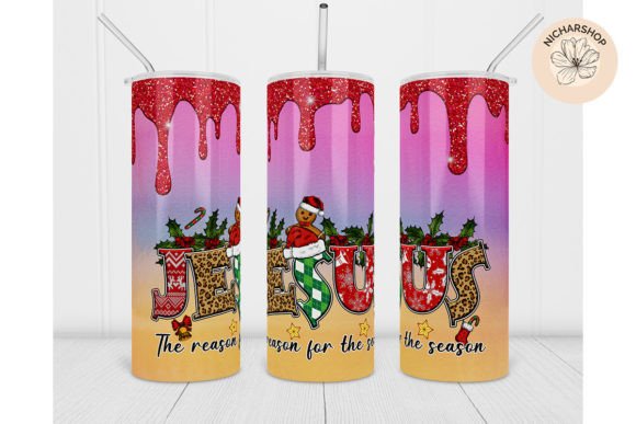 Jesus Tumbler Drip: Print Template Review