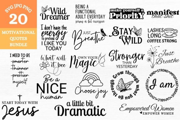 Motivational Quotes Bundle: A Brand Designer's Review