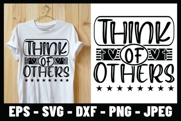 Think of Others Religious Tshirt Design: Print Templates for Sellers